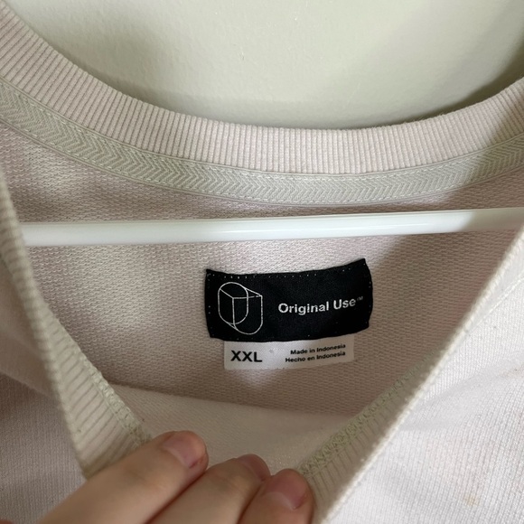 Original Use Men's Crewneck Sweater - Cream, Black, and Gray - Picture 4 of 4